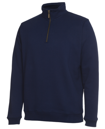 Picture of JB's Adults C of C Brass 1/2 Zip Sweat Cotton/Polyester